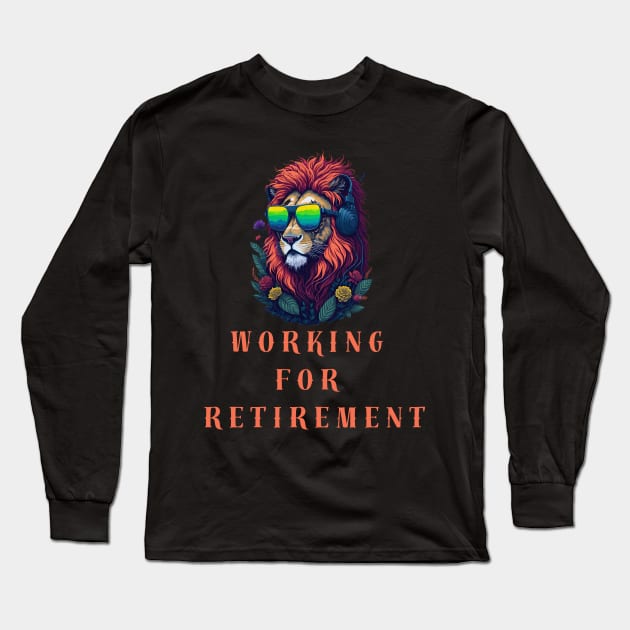 Retirement Plan Long Sleeve T-Shirt by vaporgraphic